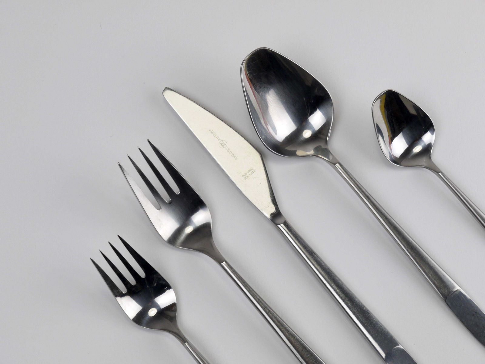 Helmut Alder Amboss Austria 2070 Flatware Cutlery For Six Persons, 1960s photo Home Decor