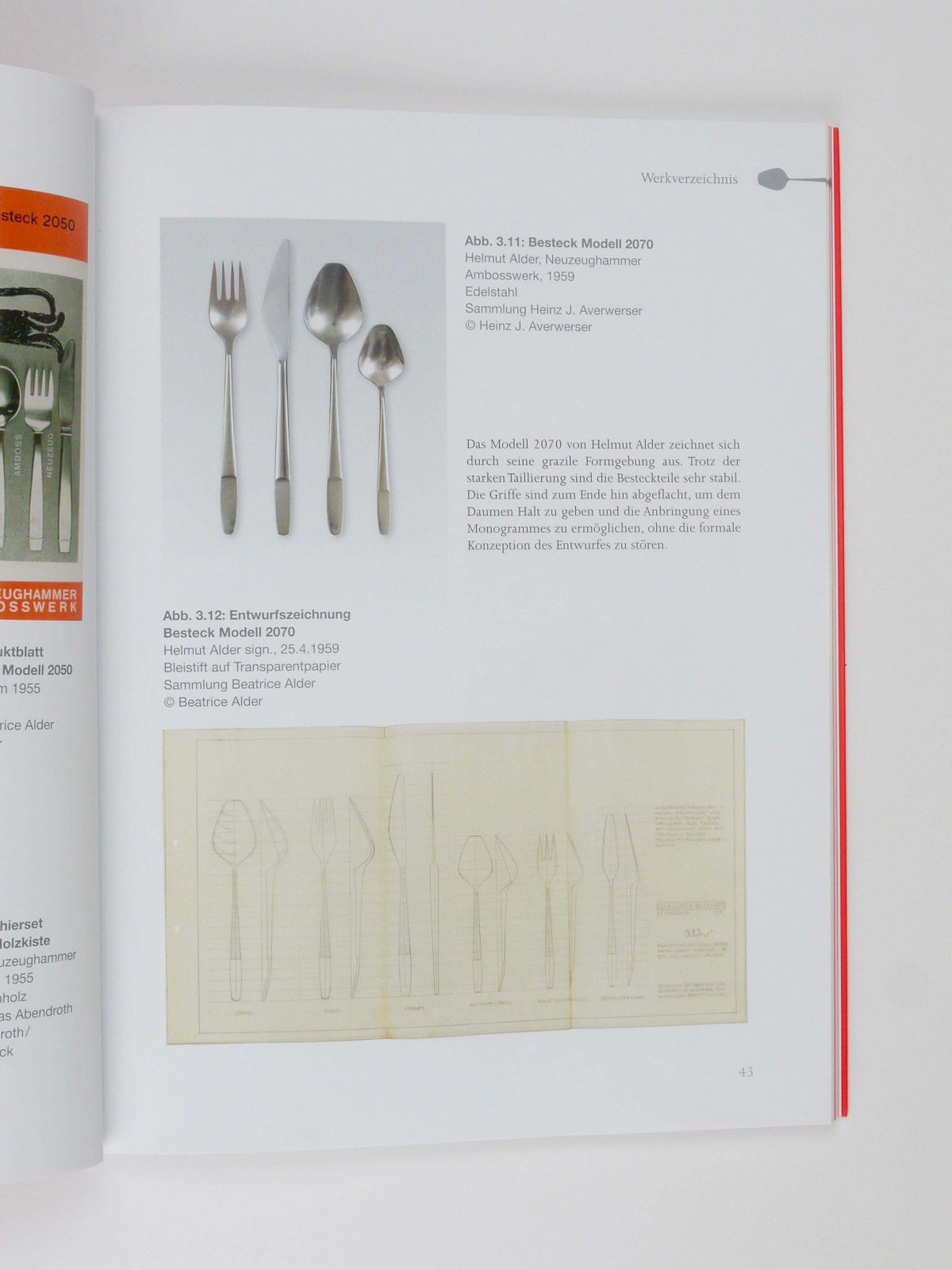 Helmut Alder Amboss Austria 2070 Flatware Cutlery For Six Persons, 1960s photo vintage