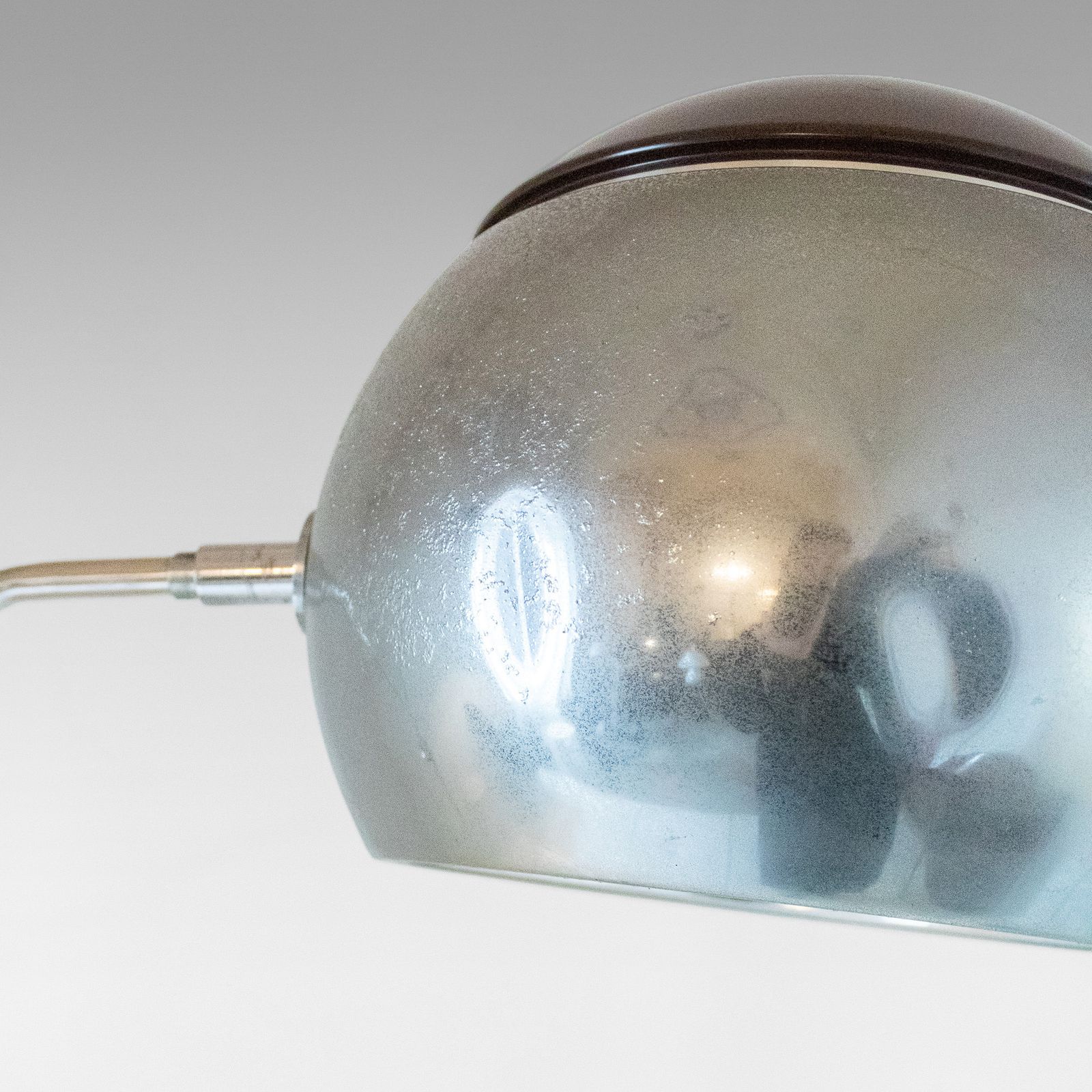 Lighting Vintage Floor Lamp, Chromed And Metal Structure, Italy 1960s photo