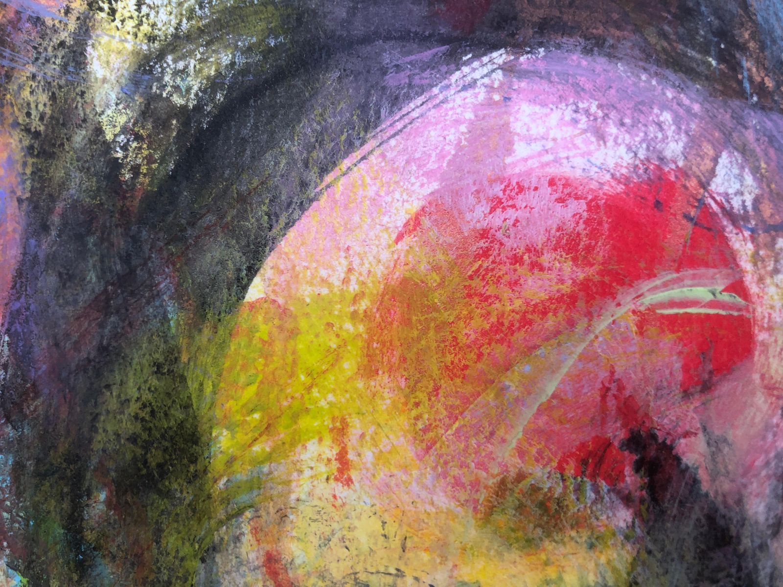 Nerea Caos Contemporary Abstract Expressionist Figurative Oil Painting Psychological Symbol 2022 photo vinterior