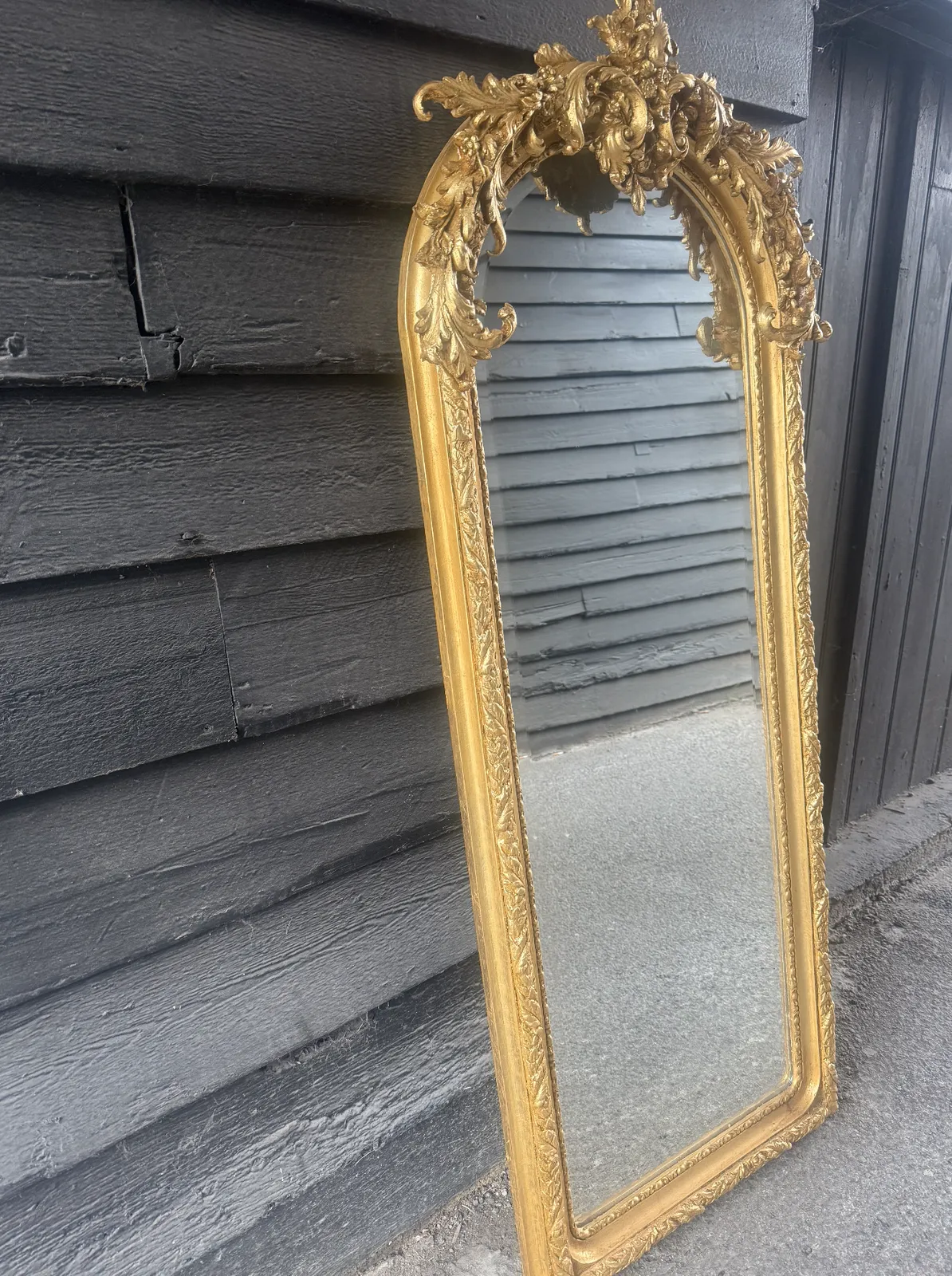 Antique Style French Gold Gilt Framed Ornate Mirror photo furniture