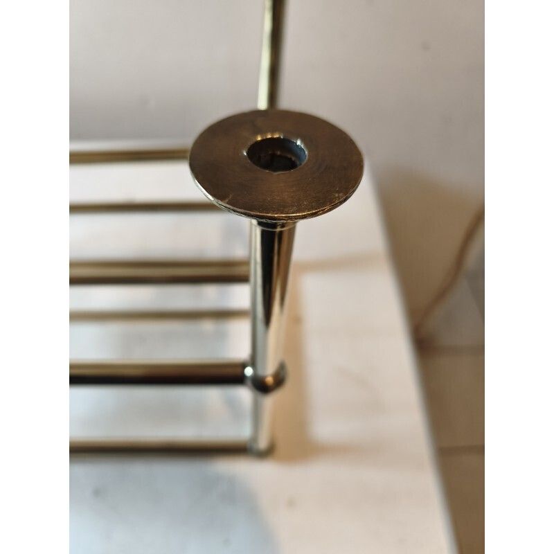 1900s Shop Shelf In Bronze And Brass photo vinterior