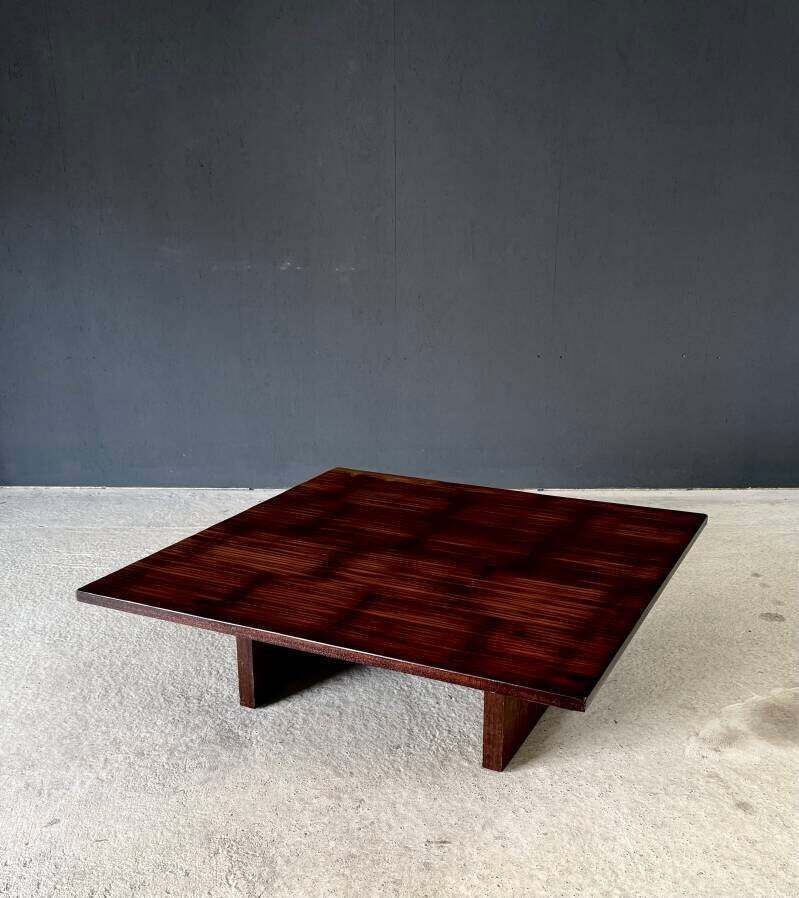 Design "Opium" Coffee Table In Bamboo By Axel Vervoordt, Belgium 1980's photo furniture