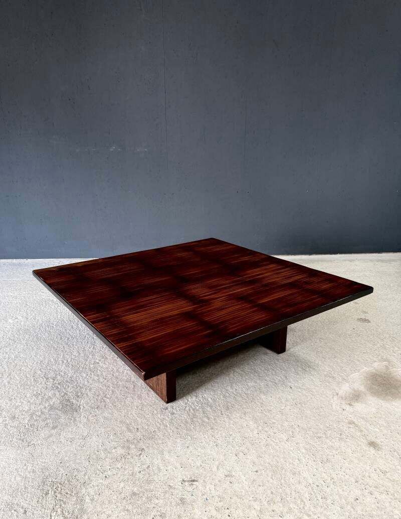 Design "Opium" Coffee Table In Bamboo By Axel Vervoordt, Belgium 1980's photo vintage
