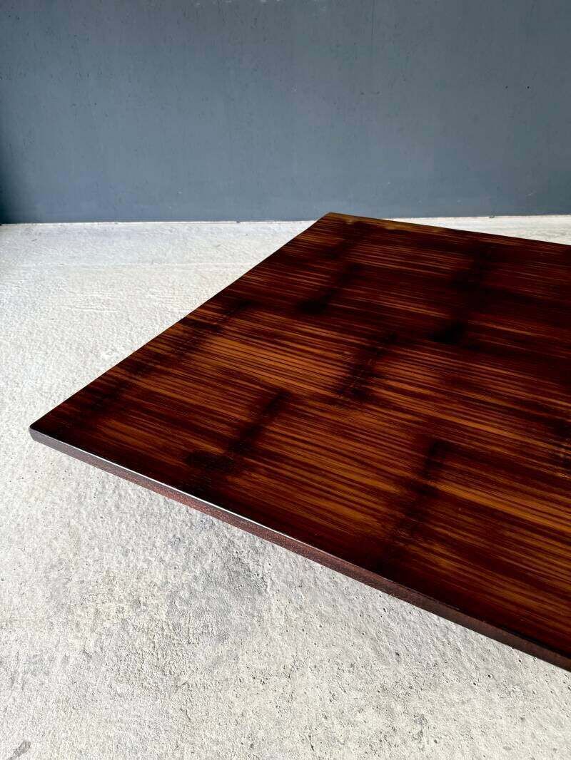 photo vintage Design "Opium" Coffee Table In Bamboo By Axel Vervoordt, Belgium 1980's