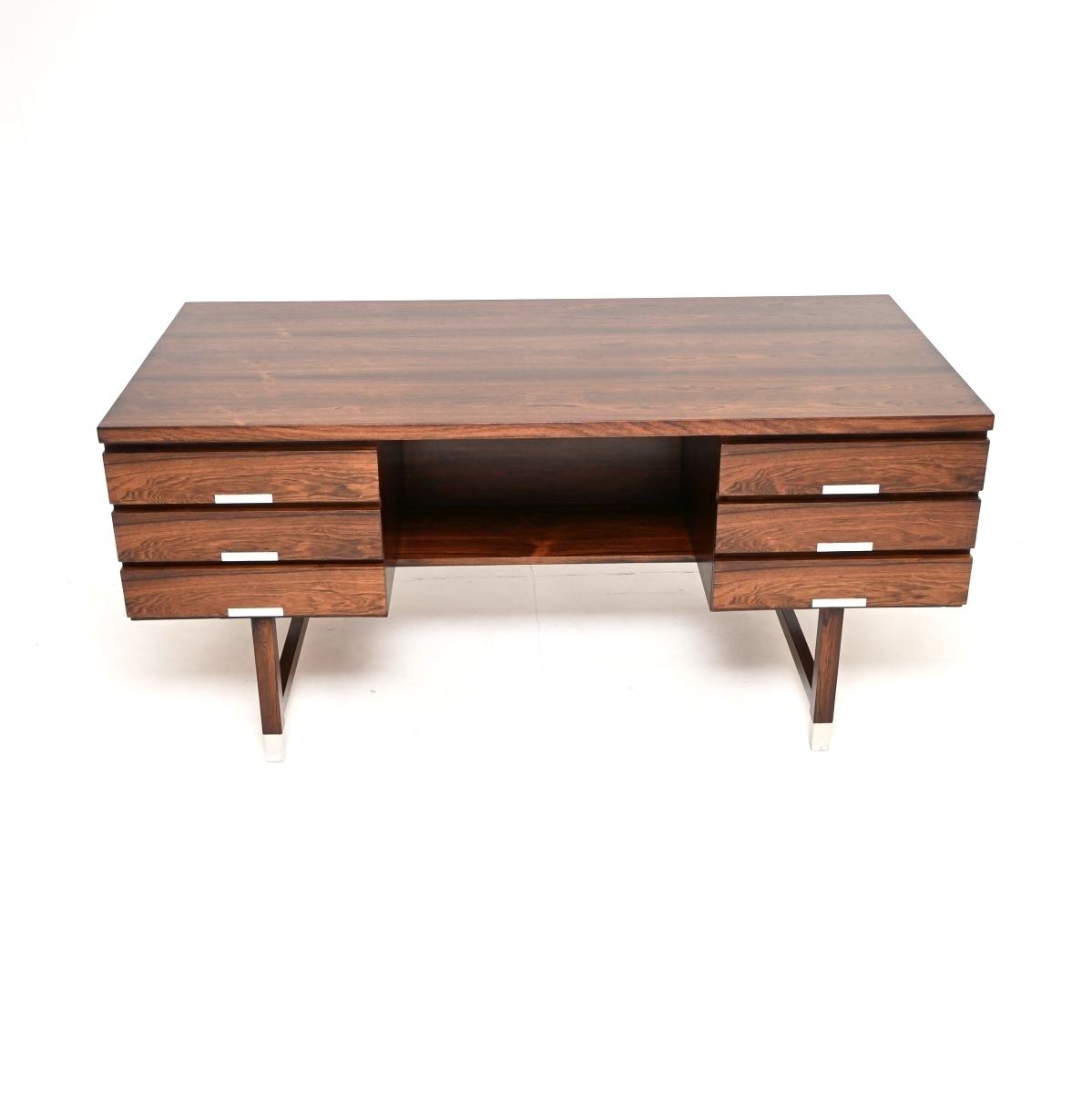 Danish Rosewood Executive Desk Model Ep401 By Ejgil Petersen Mobelfabrik photo furniture