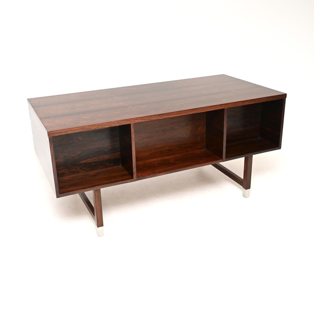 Furniture Danish Rosewood Executive Desk Model Ep401 By Ejgil Petersen Mobelfabrik photo