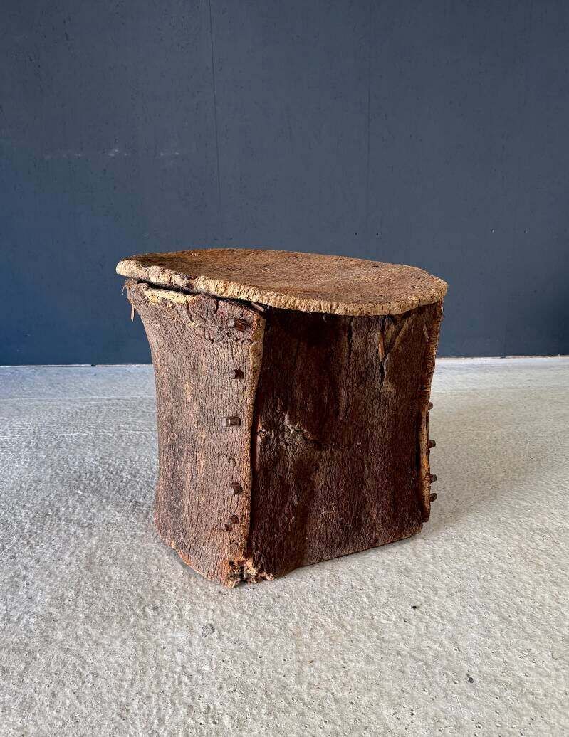 Early 20th Century Artisan Made Cork Side Table, Portugal photo for sale