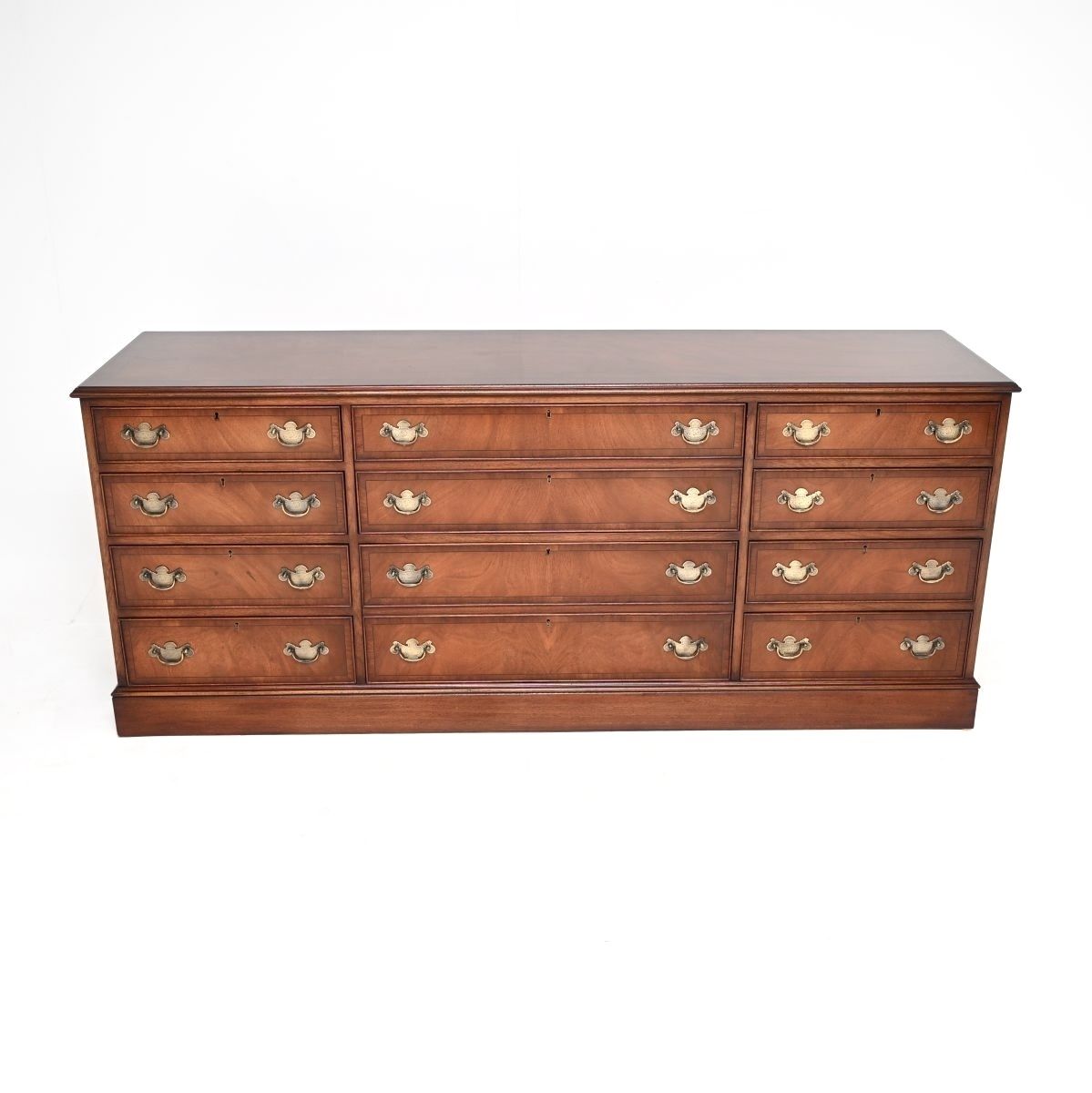Antique Georgian Style Mahogany Chest Of Drawers / Sideboard photo furniture