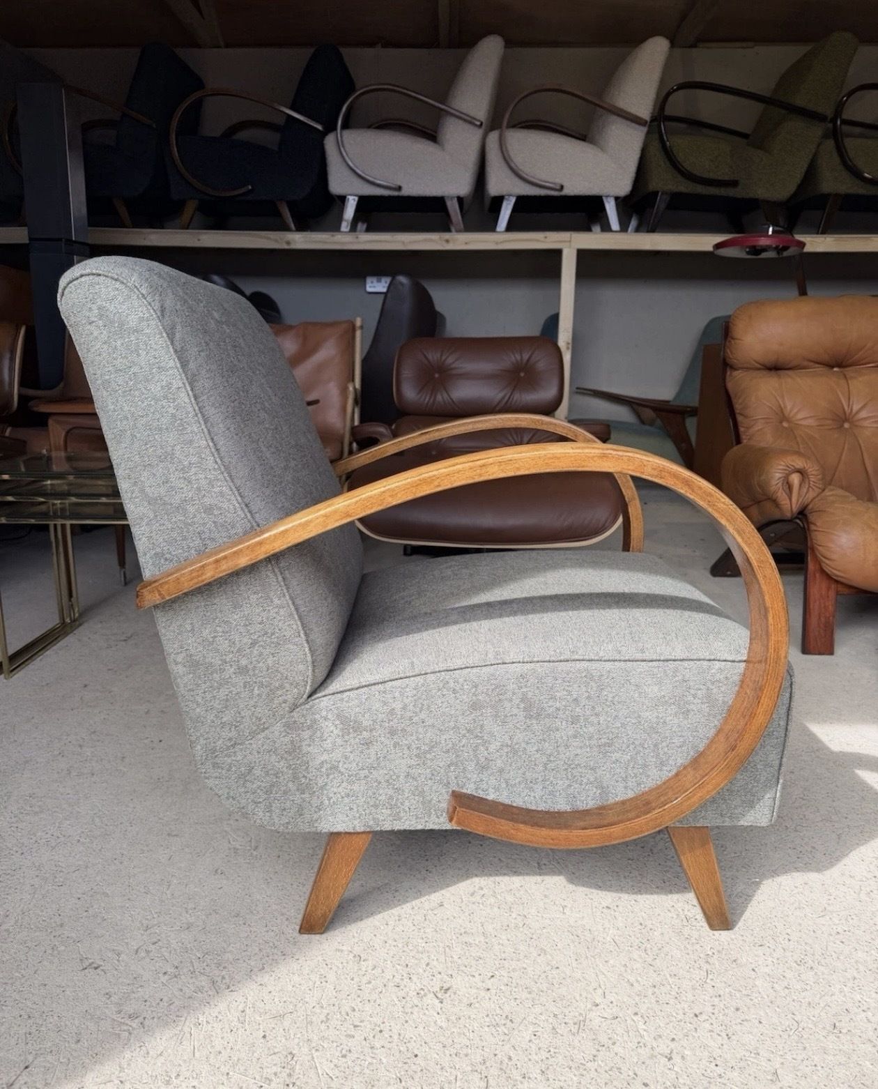 Jindrich Halabala Bentwood Armchair Art Deco Style photo buy