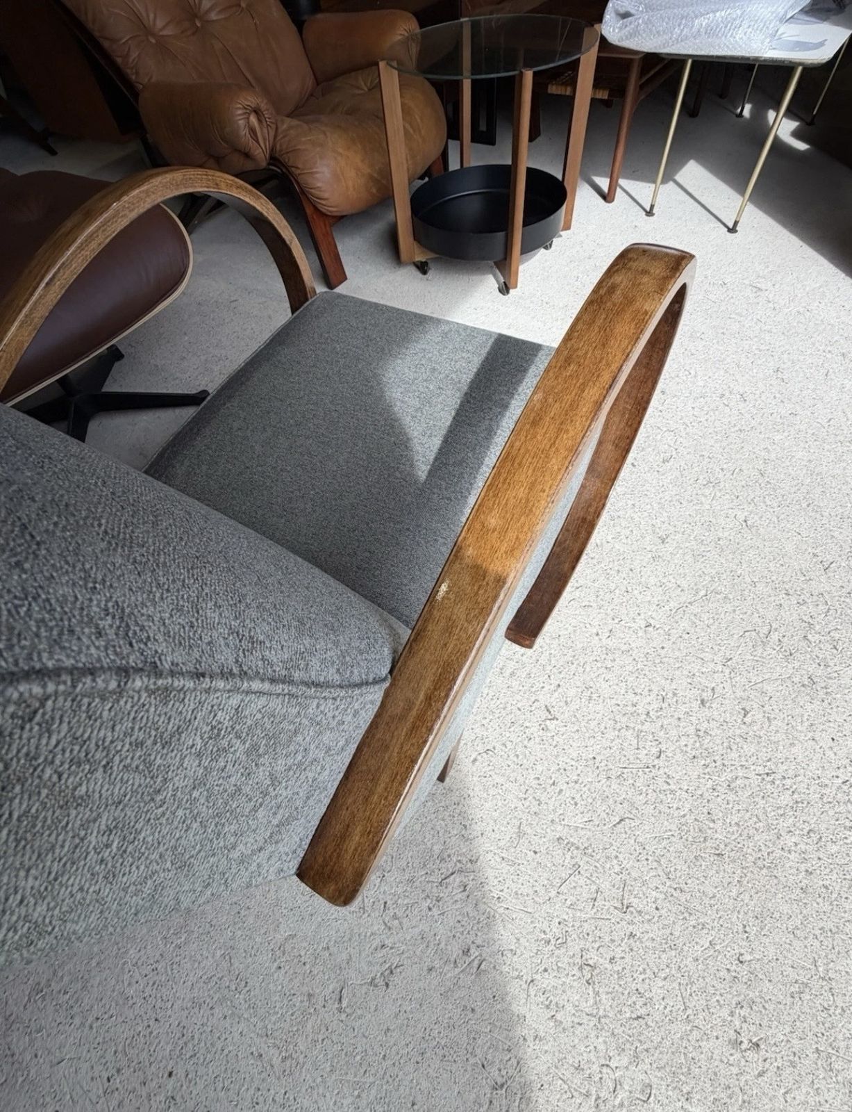 Furniture Jindrich Halabala Bentwood Armchair Art Deco Style photo