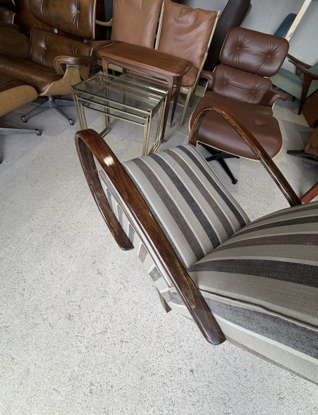 Jindrich Halabala Bentwood Armchair Art Deco Style photo buy