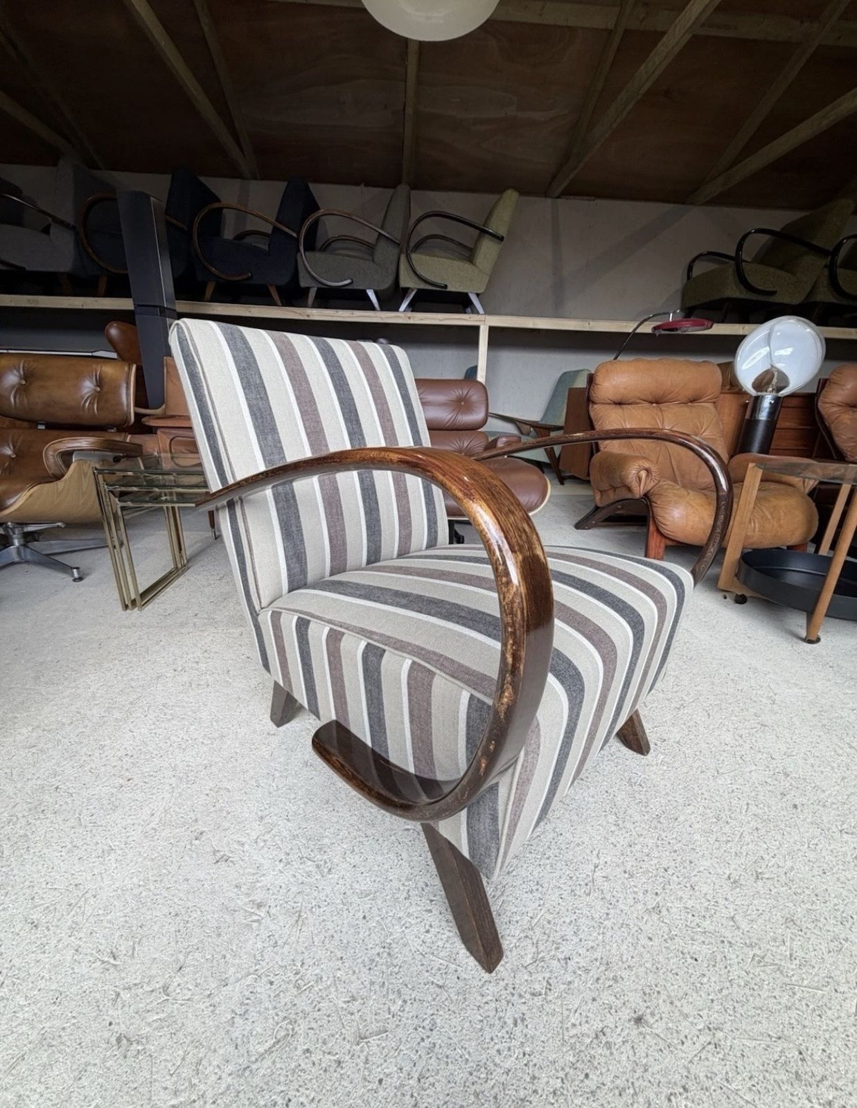 photo for sale Jindrich Halabala Bentwood Armchair Art Deco Style