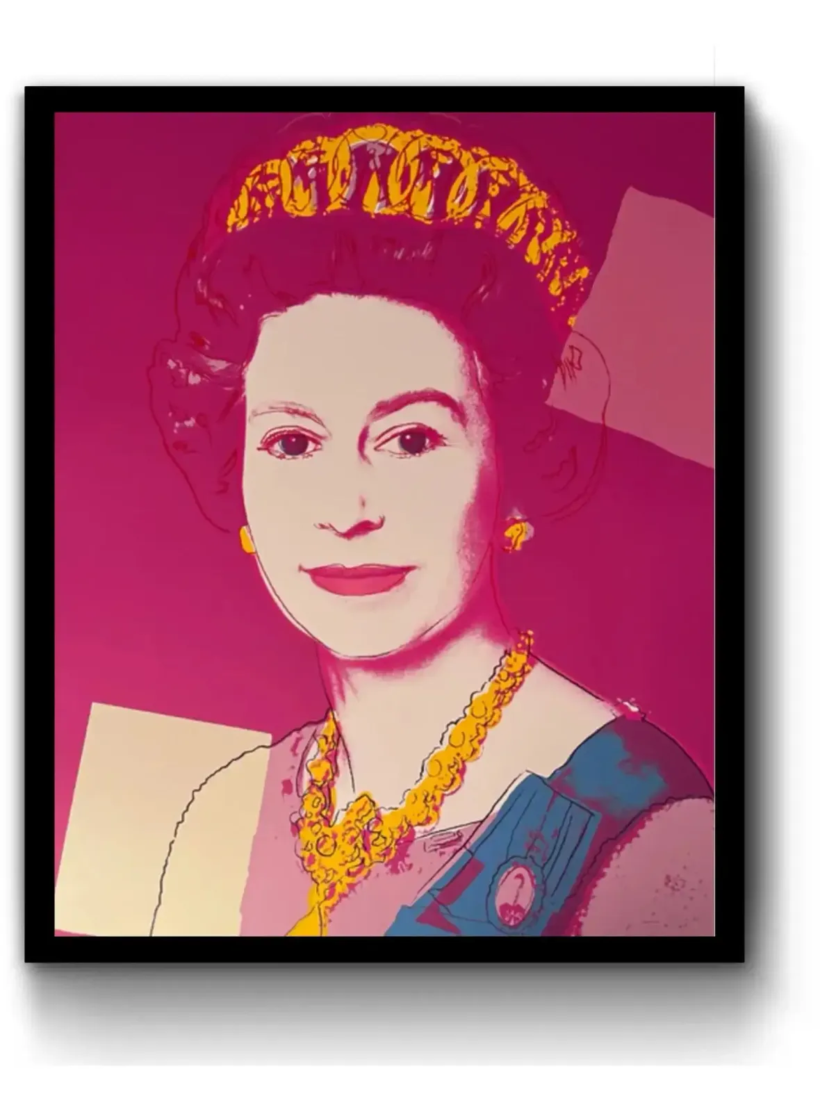 Sunday B. Morning (Andy Warhol), 336 Queen Elizabeth II photo furniture