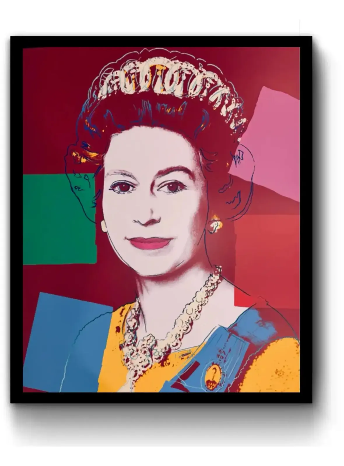 Sunday B. Morning (Andy Warhol), 334 Queen Elizabeth II photo furniture