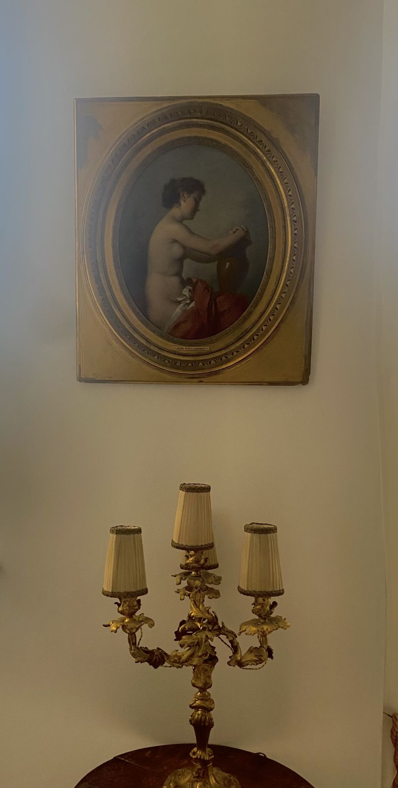 Original Oil Painting By Leon Vuilleminot photo Art