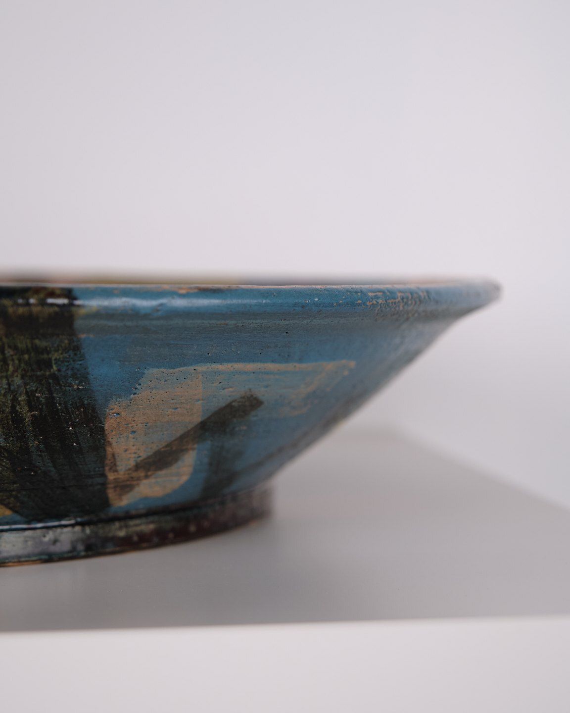 Per Weiss Unique Ceramic Dish With Motif Of Mysselhøj, Signed 1990 photo 2455.0