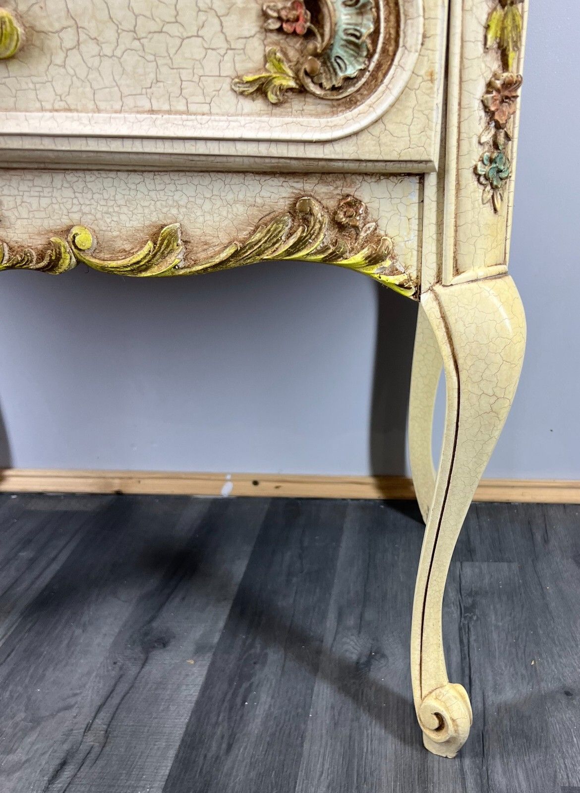 Chest Of Drawers Vintage Shabby Chic French Louis 2 Drawers Sideboard Lot 2490 photo 279.0
