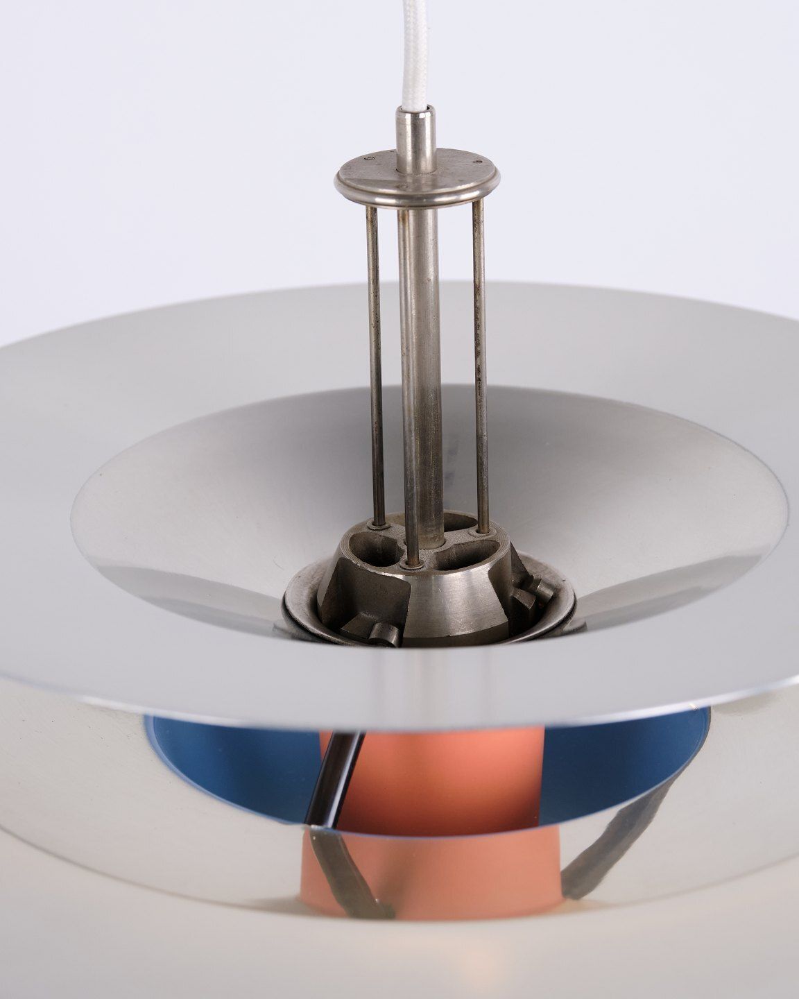 Poul Henningsen Pendant Model Ph Kontrast, Louis Poulsen 1980s photo Lighting