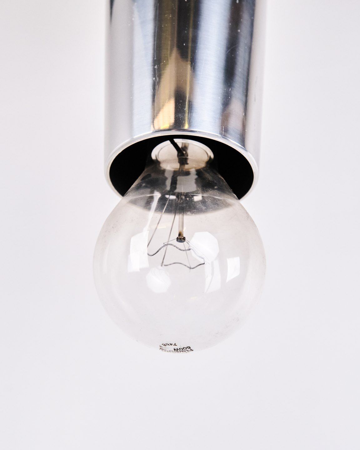 Poul Henningsen Ph Louvre Pendant In Metal For Louis Poulsen, Danish Design 1957 photo vintage