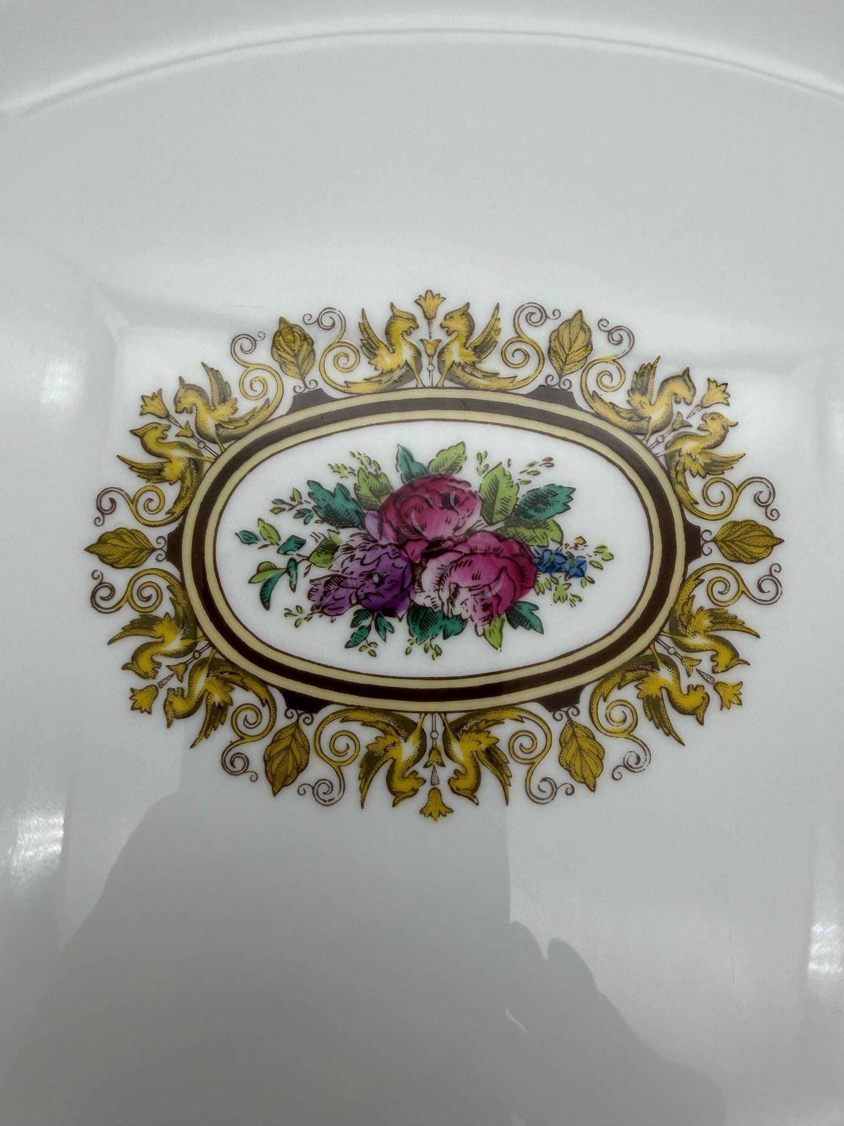 Vintage Wedgwood Columbia Oval Serving Platter, Bone China Floral Plate photo Home Decor