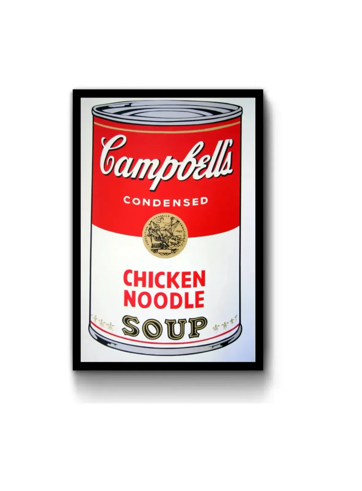 Sunday B. Morning (Andy Warhol), Campbells Chicken Noodle Soup photo furniture
