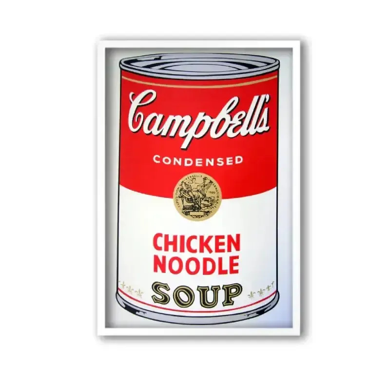 Sunday B. Morning (Andy Warhol), Campbells Chicken Noodle Soup photo for sale