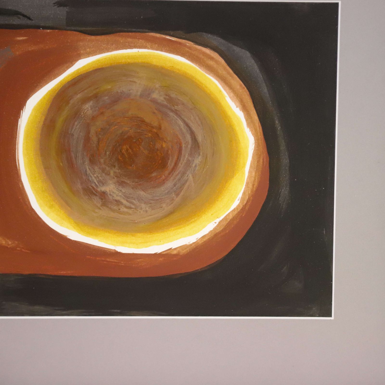 Thru View” 1999 Oils On Acid Free Paper Abstract Painting   Ross Barnes (St Ives School) photo Art