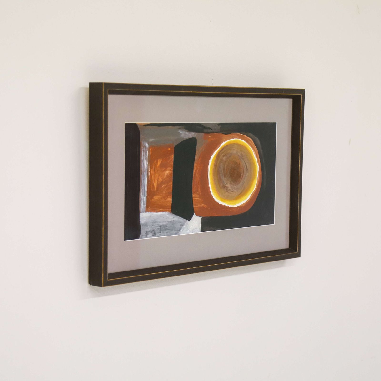 Thru View” 1999 Oils On Acid Free Paper Abstract Painting   Ross Barnes (St Ives School) photo 275.0