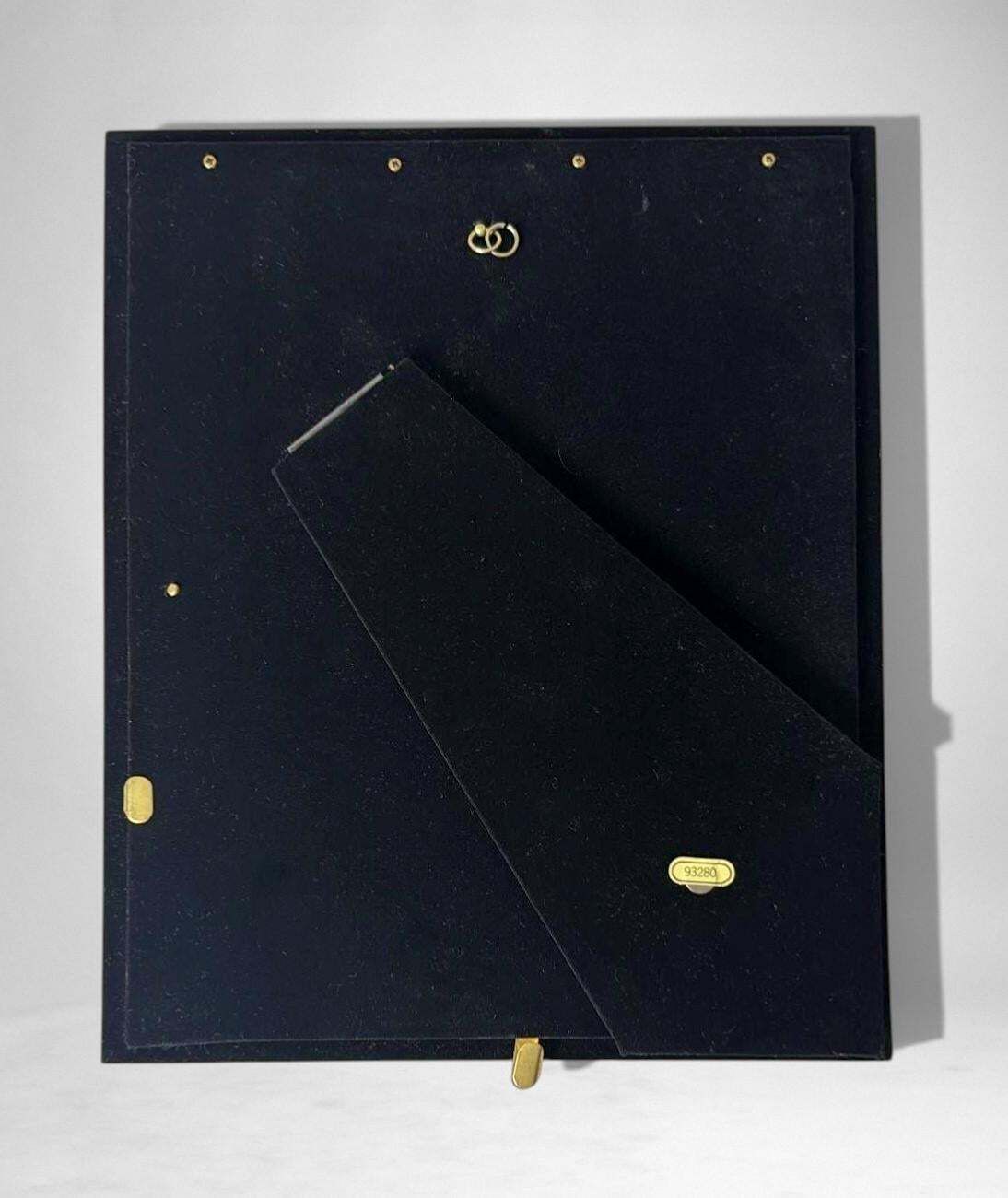 photo buy Romeo Rega Style Italian Brass And Steel Picture Frame