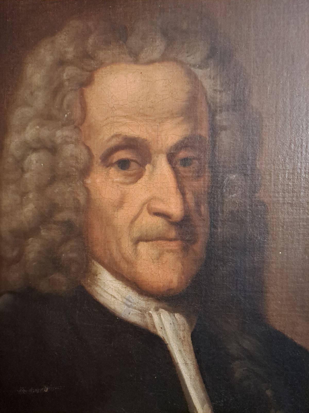 Large Oil Portrait Of A French Nobleman photo furniture