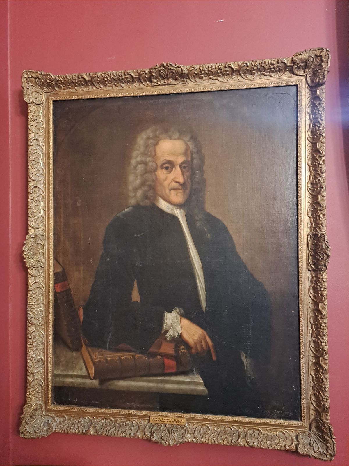 Large Oil Portrait Of A French Nobleman photo vinterior