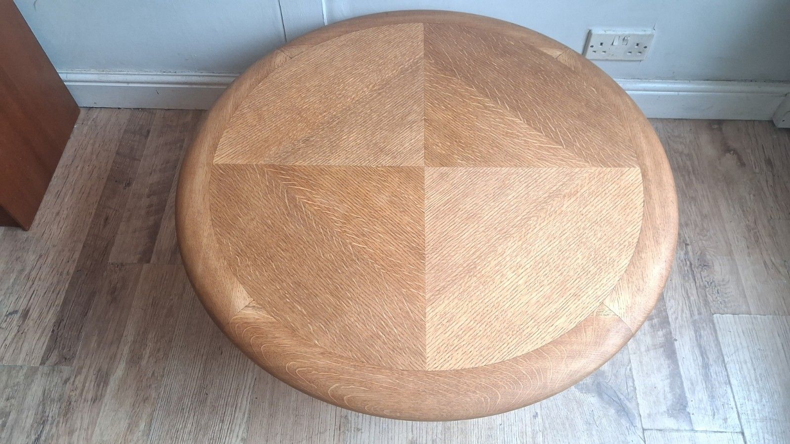photo furniture Modernist /Bauhaus Mid Century  Oak And Industrial Metal Drinks/Coffee Table