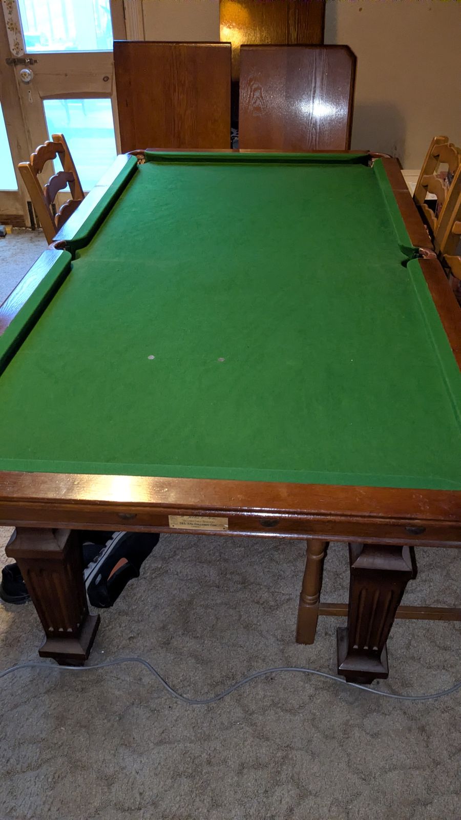 Snooker Dining Table And Chairs photo furniture