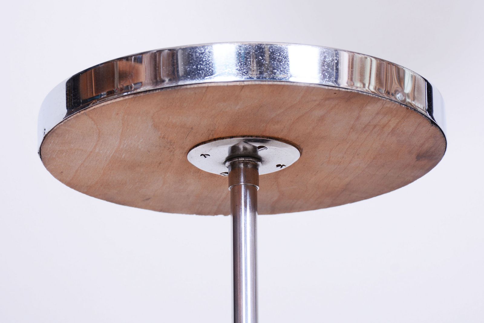 photo furniture Restored Bauhaus Floor Lamp, J. Halabala, Up Zavody, Chrome, Czechia, 1930s