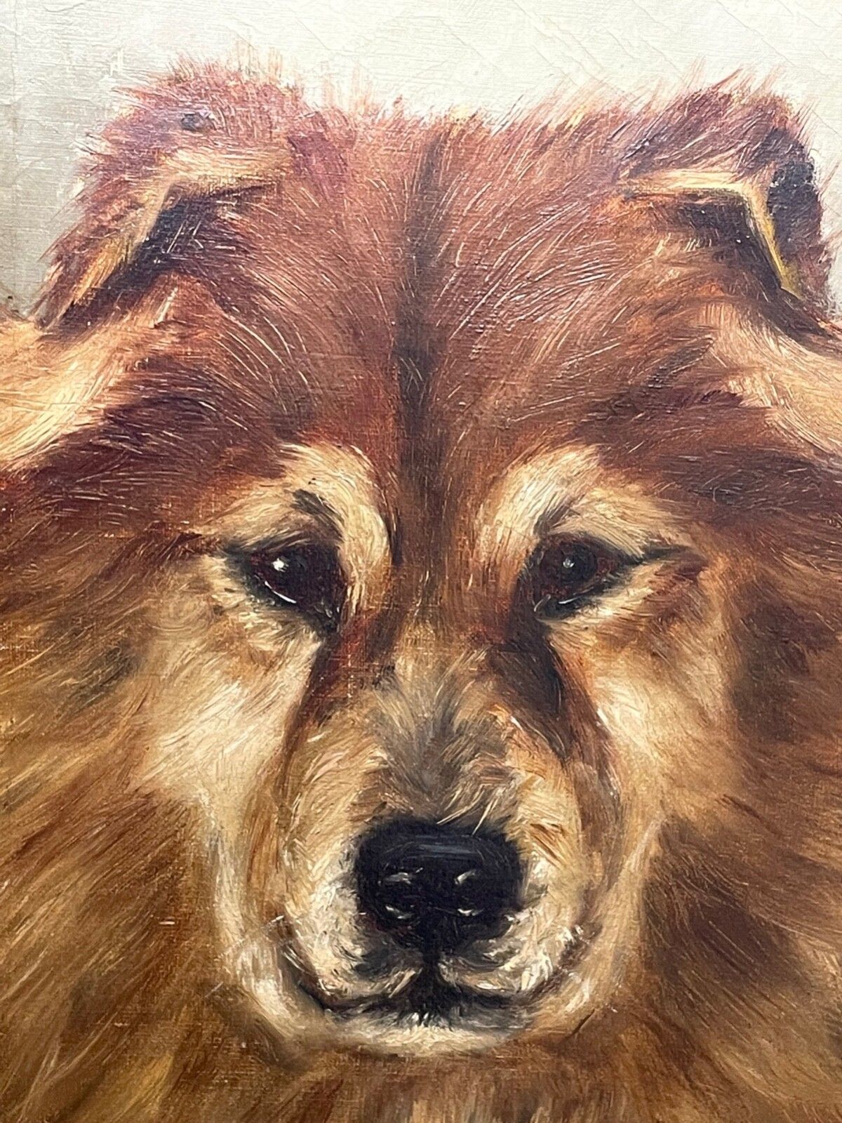 Painting Général Symon & Ping Ching Two Chinese Chow Chow Dogs By Zilia Klias photo vintage