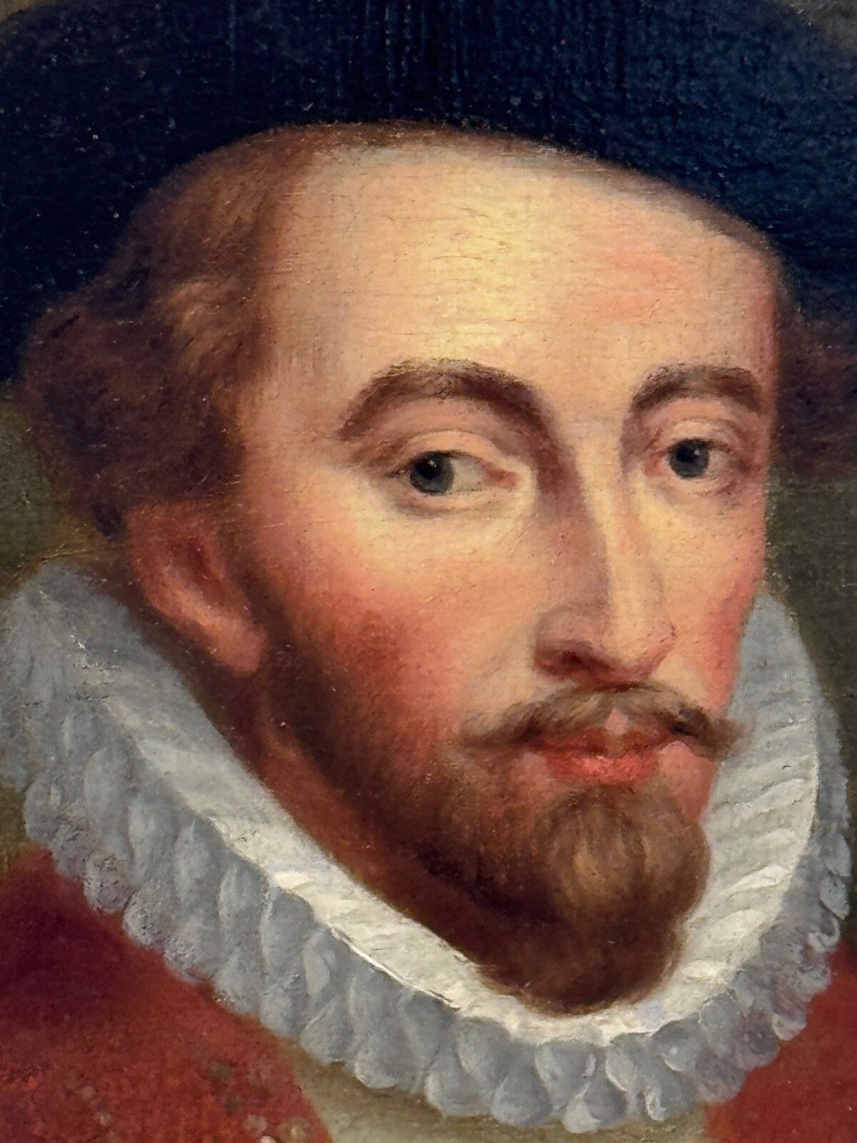 photo vinterior Oil Portrait Of Sir Walter Raleigh In The Manner Of Hans Holbein The Younger