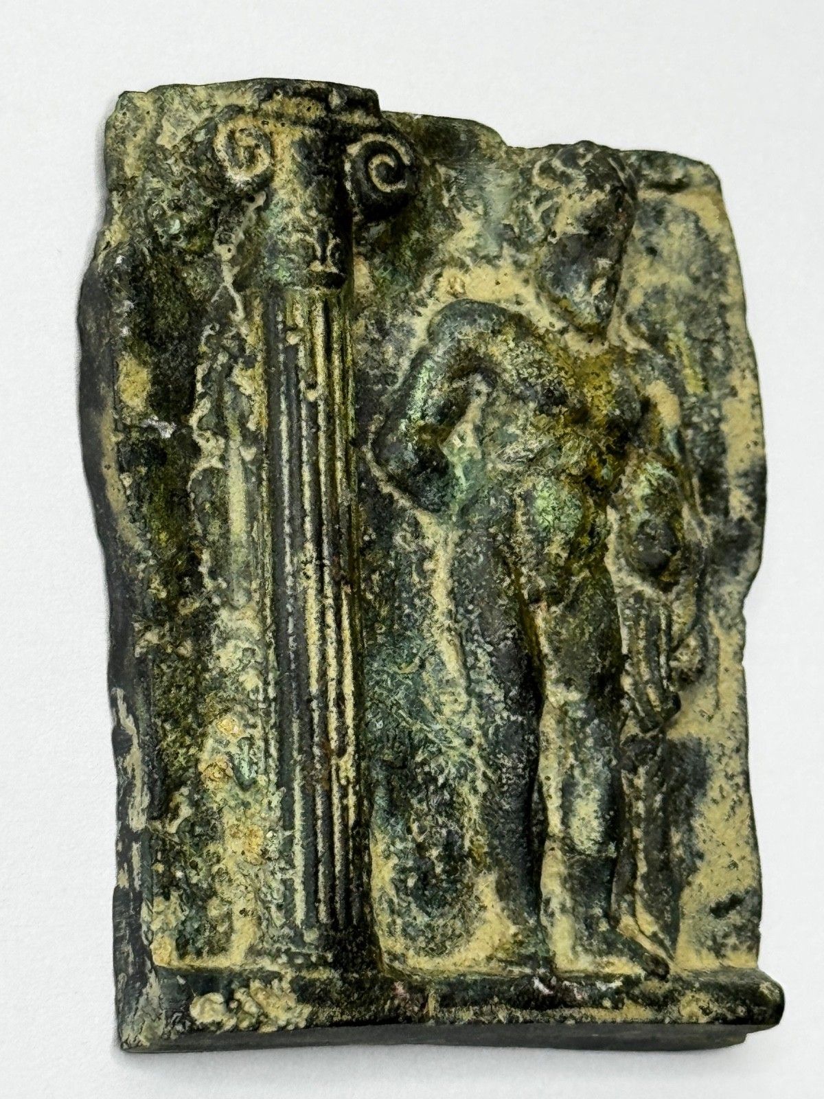 photo for sale 🏛️ Historic Classical Mythology Roman Bronze Plaque Mount Hercules (Heracles)