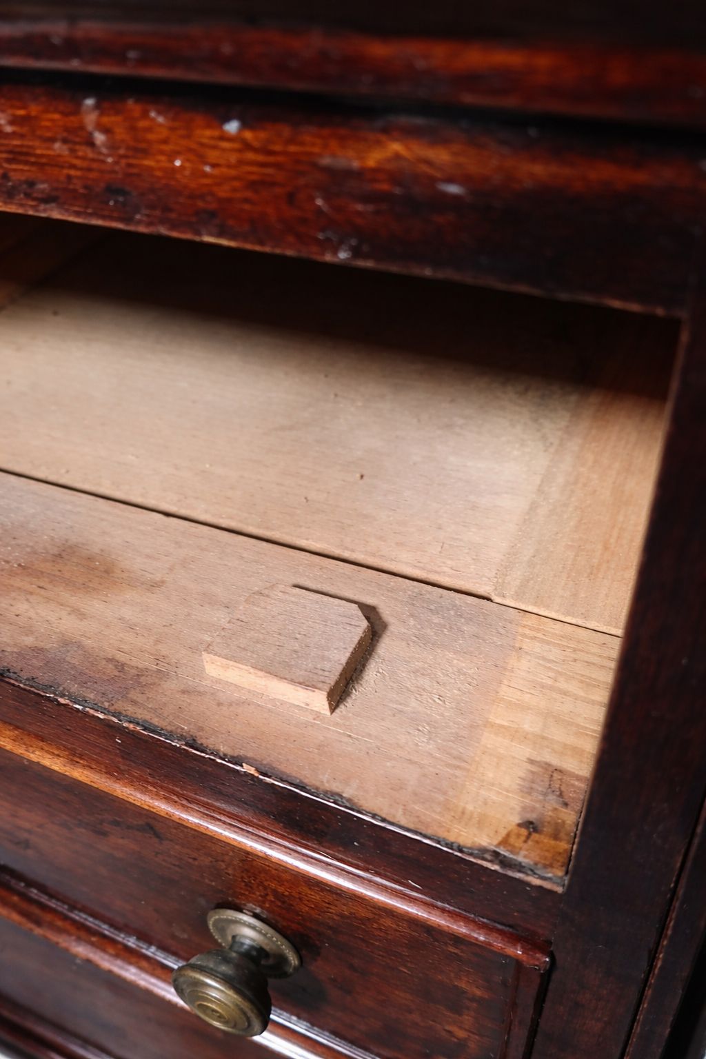 Furniture Pair Of Victorian Pine Pedestal Drawers (Ex Desk), C.1870 photo