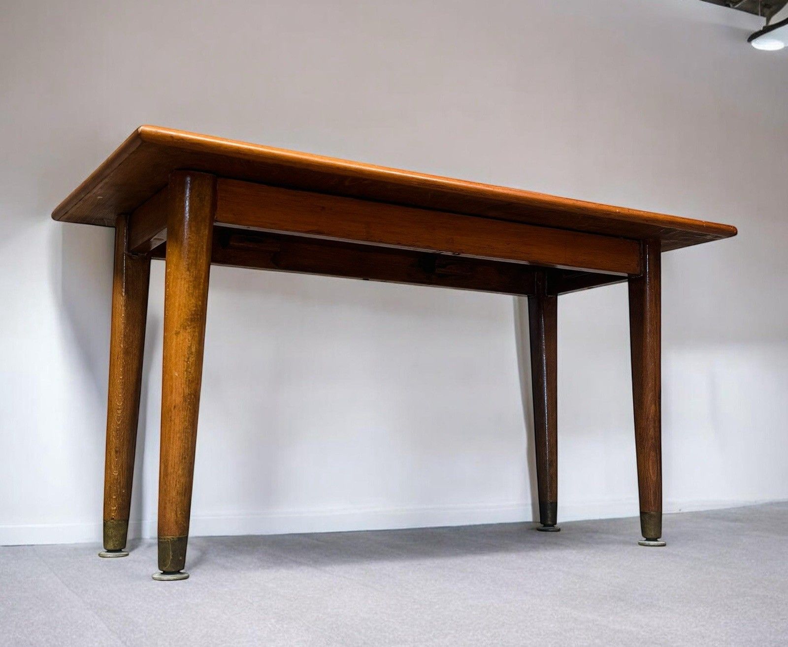 Mid Century Teak Coffee Table C1950s Very Quaint Scandinavian Style Retro photo for sale