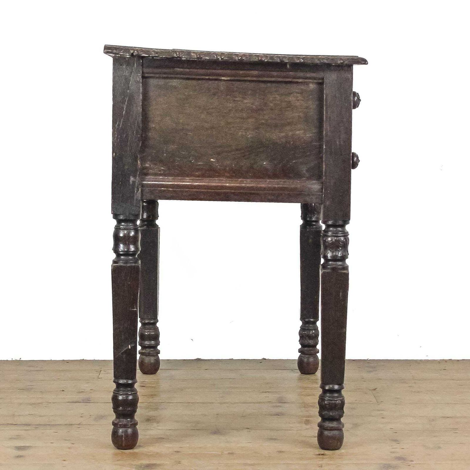 Antique Carved Oak Side Table | Antique Tables | Antique Furniture | Antique Side Table photo vinterior