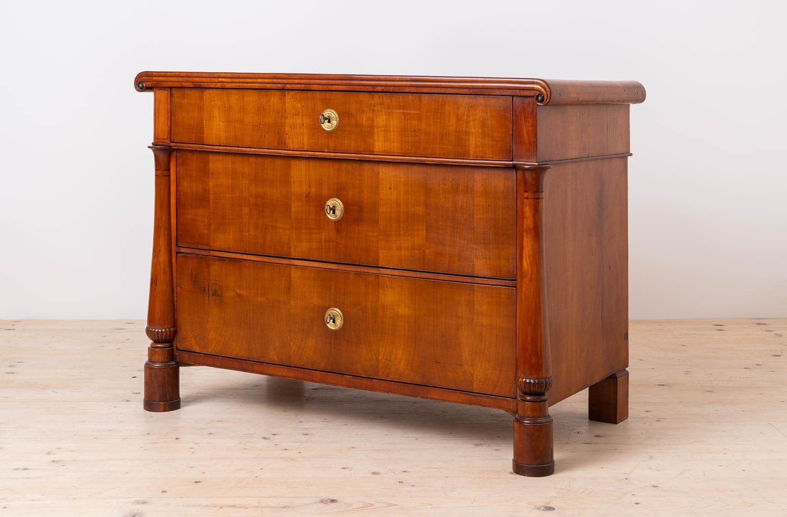 Biedermeier Chest Of Drawers In Cherry Wood, Mid 19th Century photo furniture