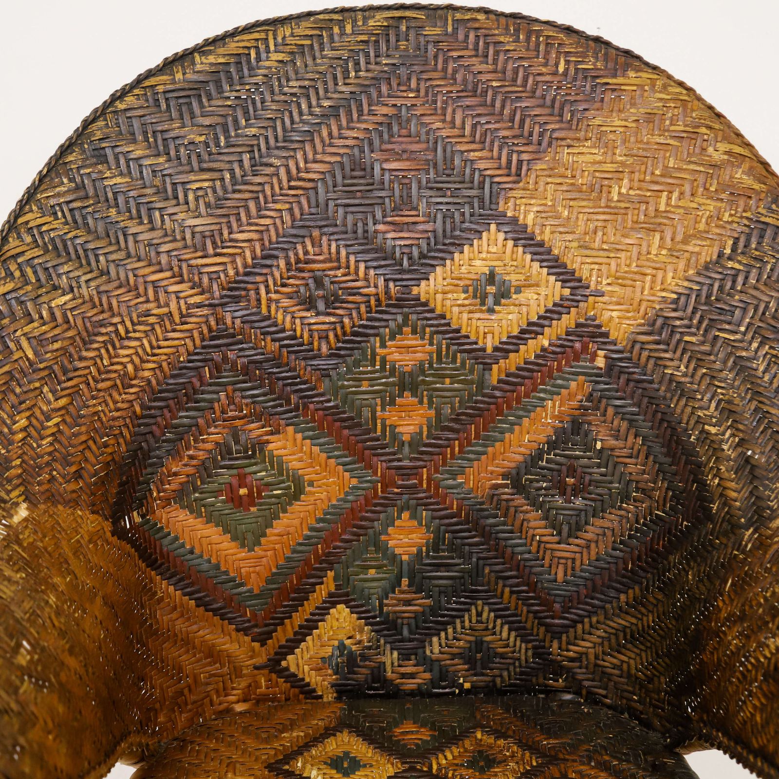 Decorative Early 20th Century Arts & Crafts Wicker Rattan Armchair By Dryad & Co photo Furniture