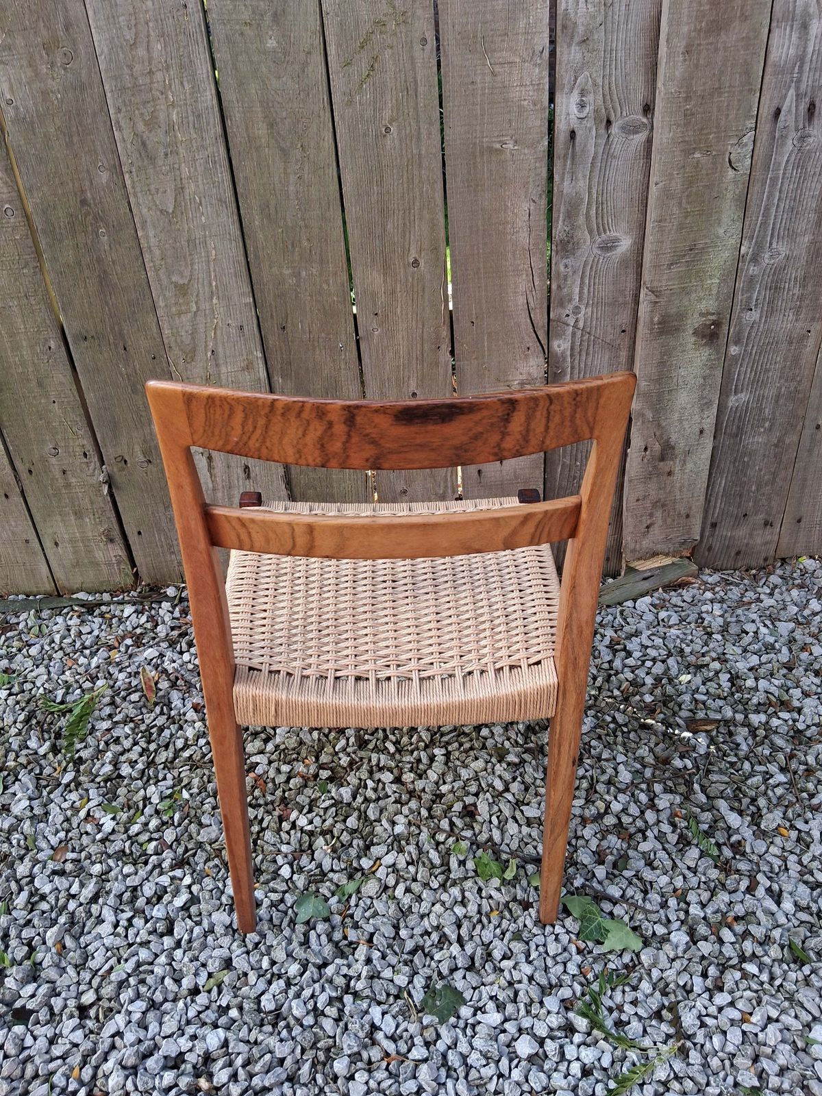 Mcm 2 Rosewood Dining Chairs Nils Jonsson Troeds Garmi Danish Papercord photo 749.0