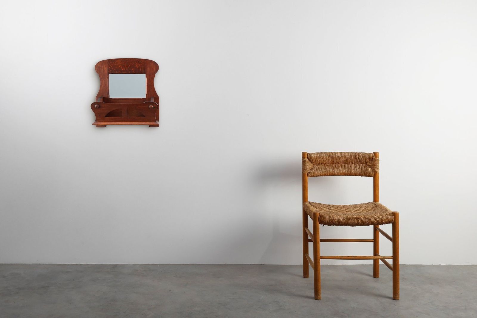 Art Nouveau Letter Holder In Oak, France, 1910s photo furniture