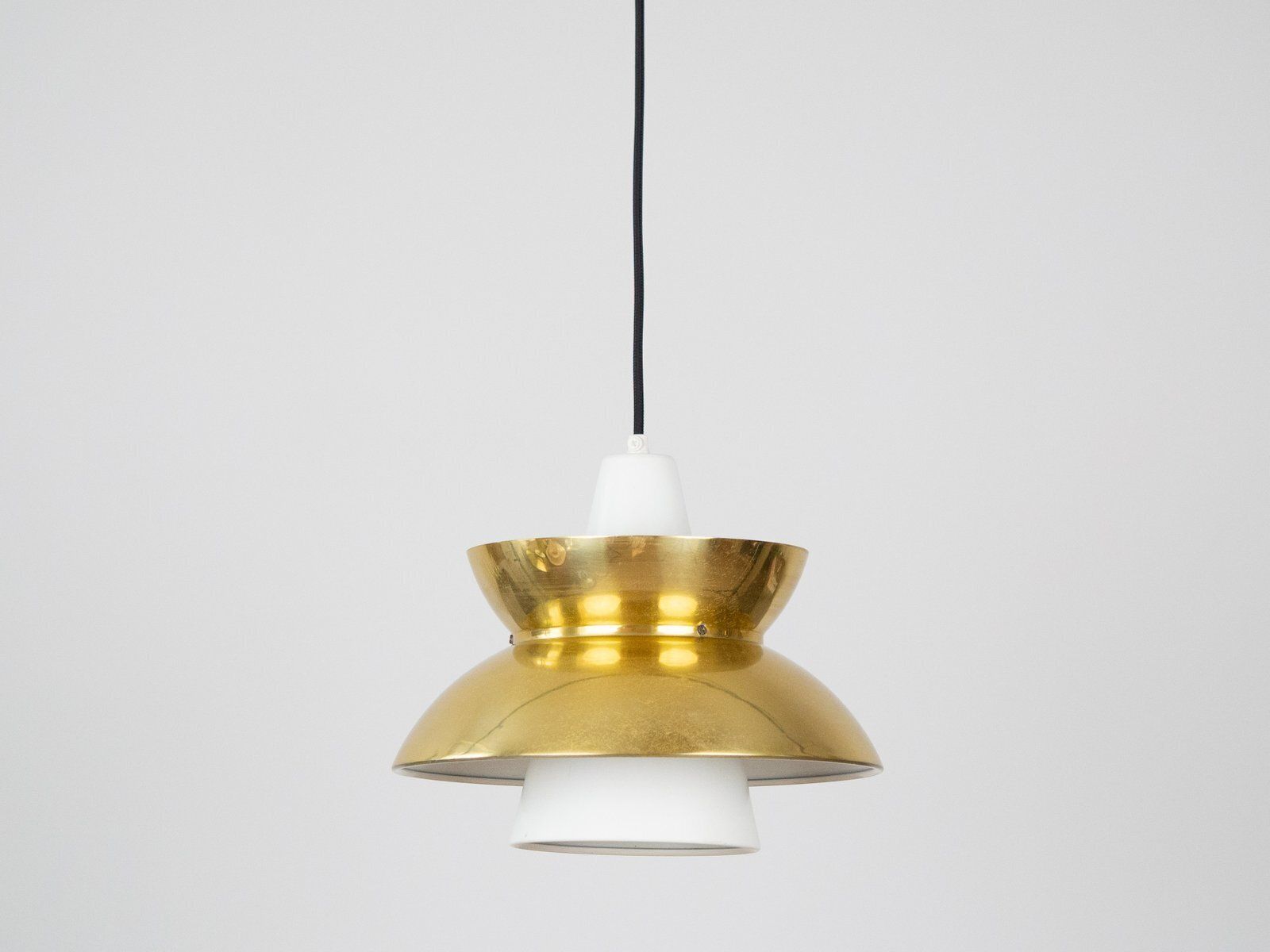 Vintage Danish Pendant Lamps By Henning Klok For Louis Poulsen, 1950s, Set Of 2 photo 850.0