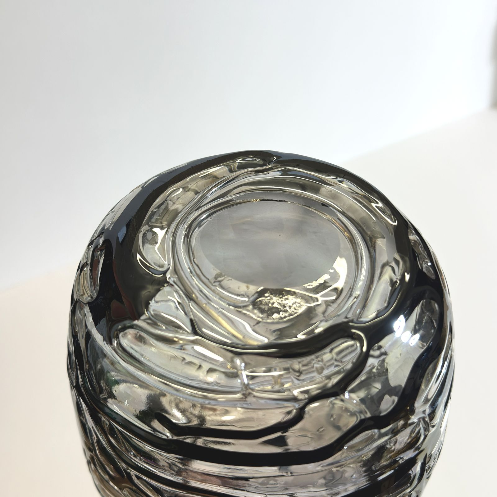 photo furniture Italian Sculptural Art Glass Vase Attributed To Angelo Rinaldi Liane Series 1970s