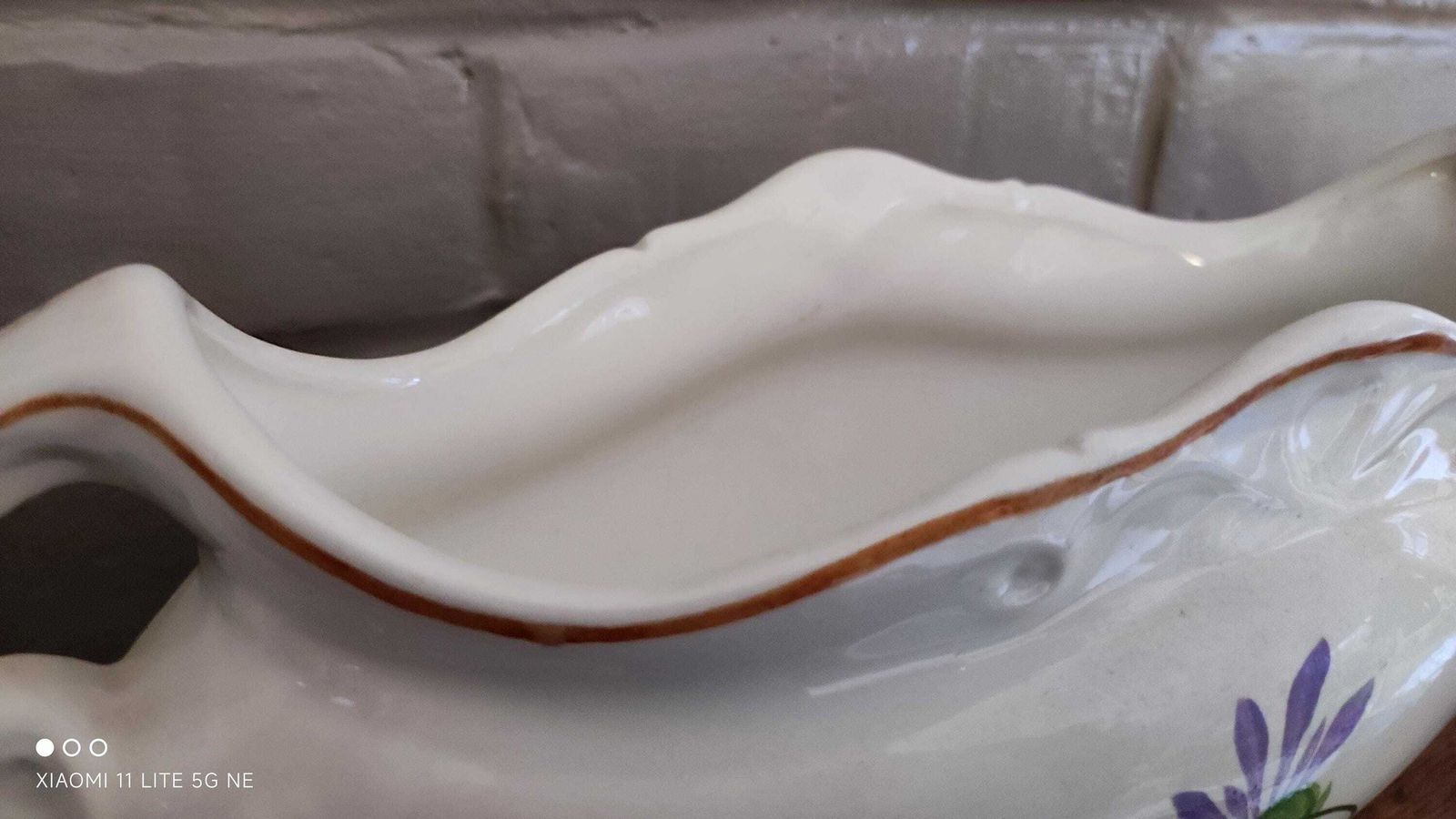photo buy Large Art Nouveau Planter, Floral Earthenware Planter St Amand