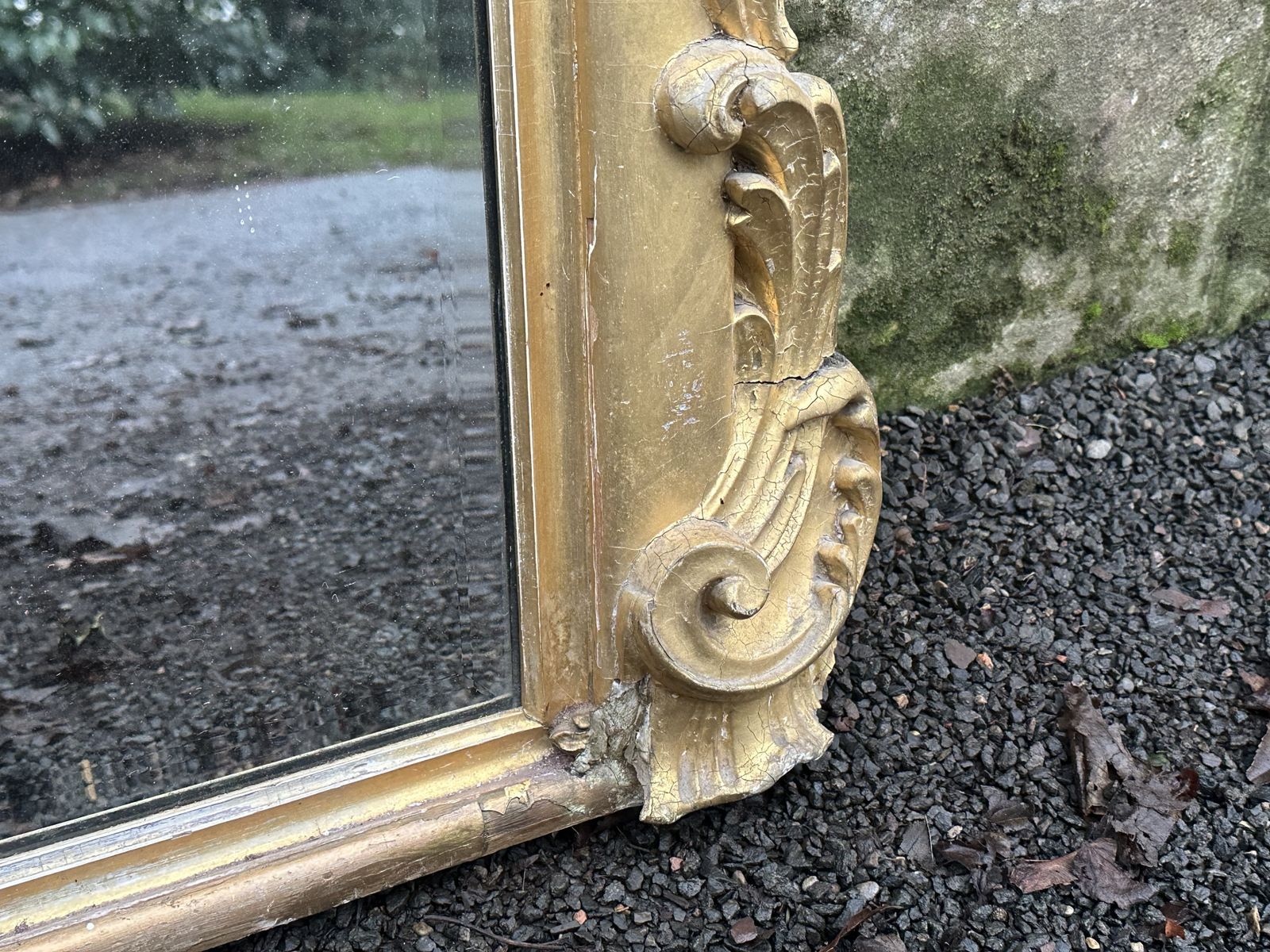 An Impressive Scottish/Italian Gilded Gesso Overmantel Mirror Attributed To Ciceri & Co. Of Edinburgh, 1830's photo 650.0