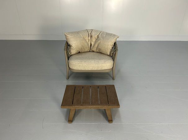 B&B Italia "Erica" Outdoor Armchairs & "Gio" Tables photo Furniture